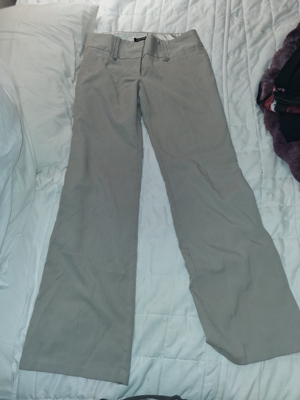 Women's Wide-Leg Pants in Light Taupe